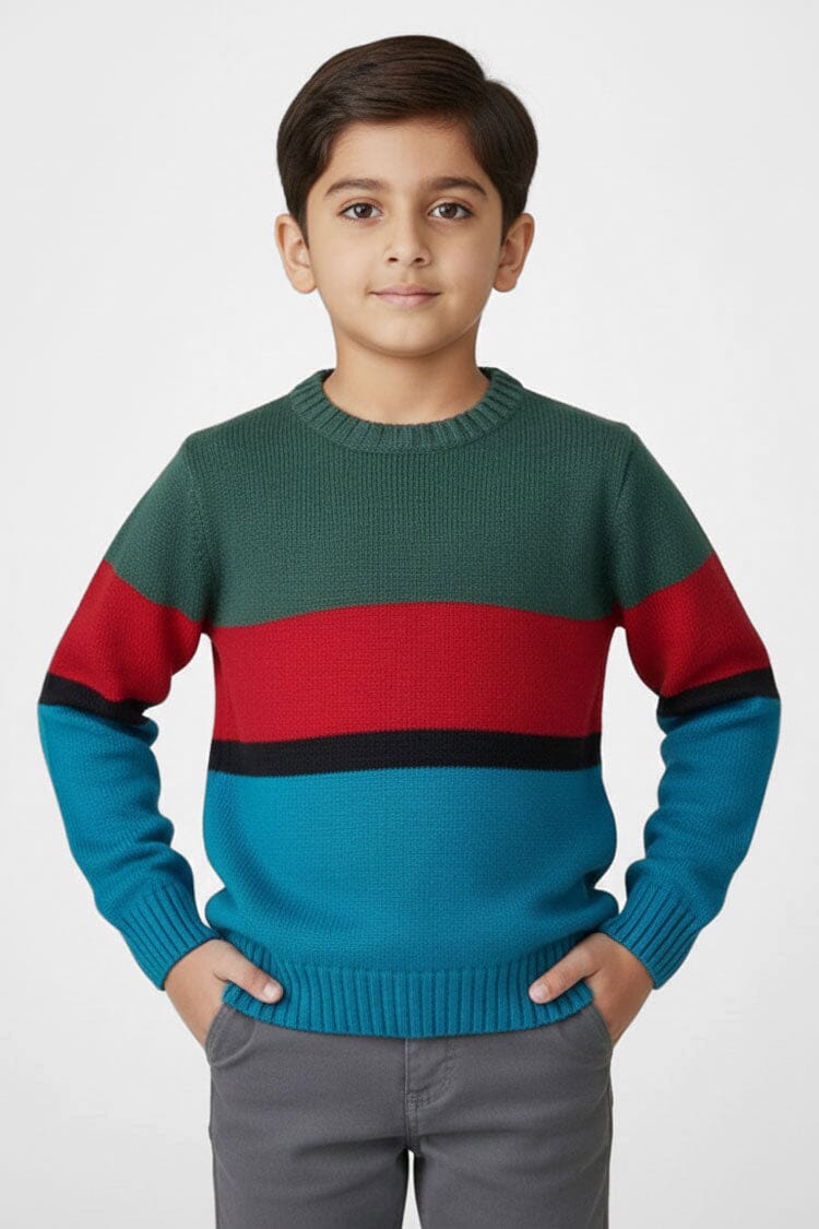 Yes Mom Boy's Smila Knitted Sweater