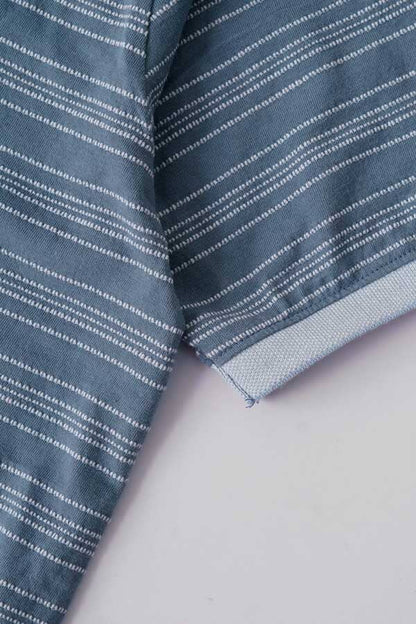 Eternity Premium Men's Microdot Striped Polo Shirt