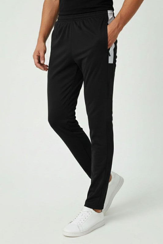 Men's Slim Fit Activewear Panel Trousers
