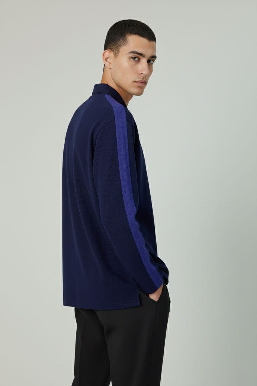 Men's Panel Sleeve Polo Shirt