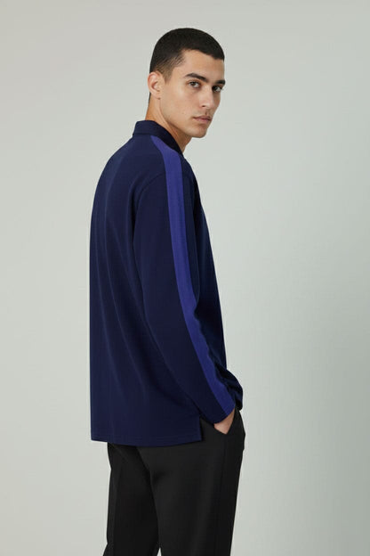 Men's Panel Sleeve Polo Shirt