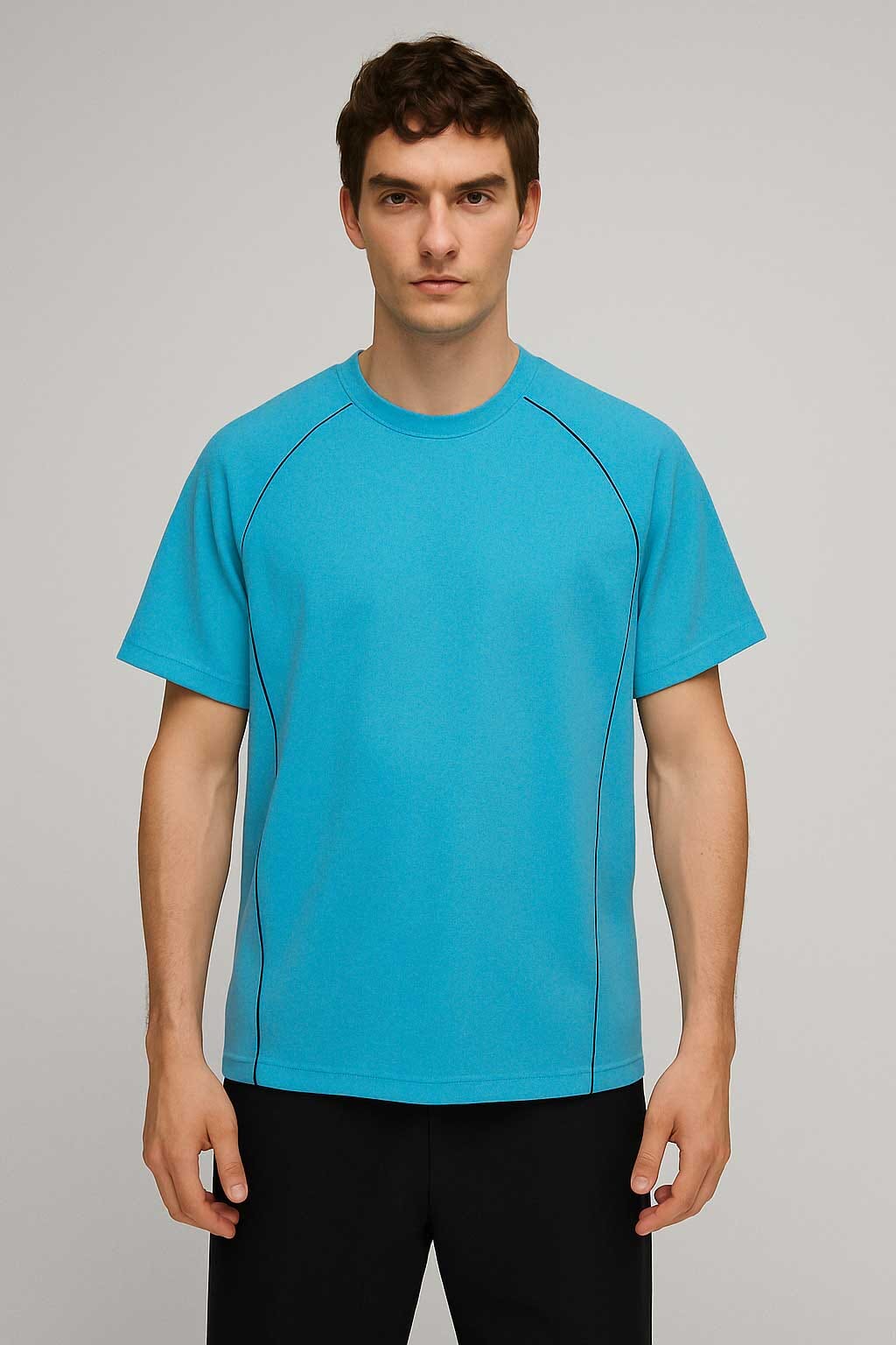 Polo Republica Men's Contrast Piping Tee Shirt