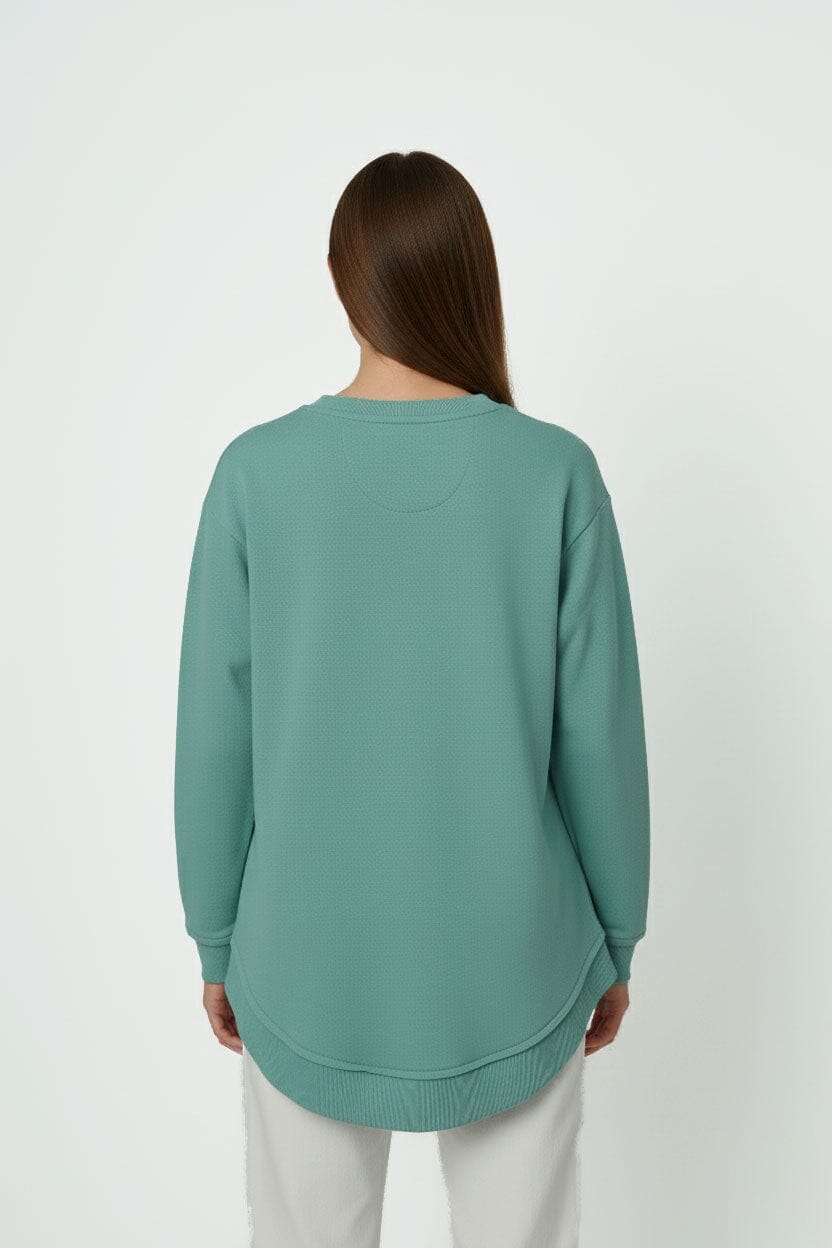 L.A.T Women's Human High Low Hem Minor Fault Sweatshirt