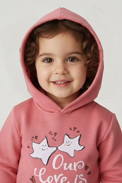 Baby Club Girl's Love Is Magic Pullover Hoodie