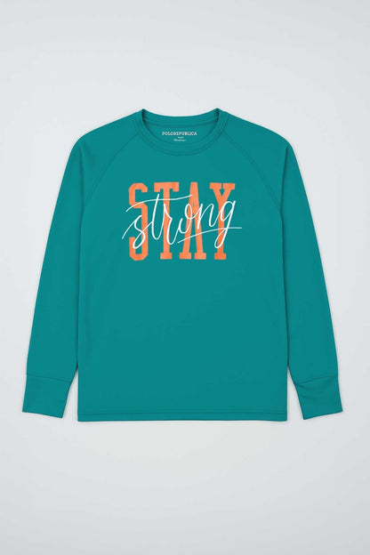 Polo Republica Women's Stay Strong Activewear Tee Shirt