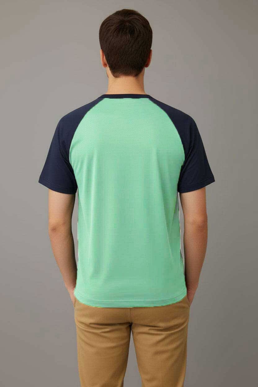 Light Turquoise & Navy