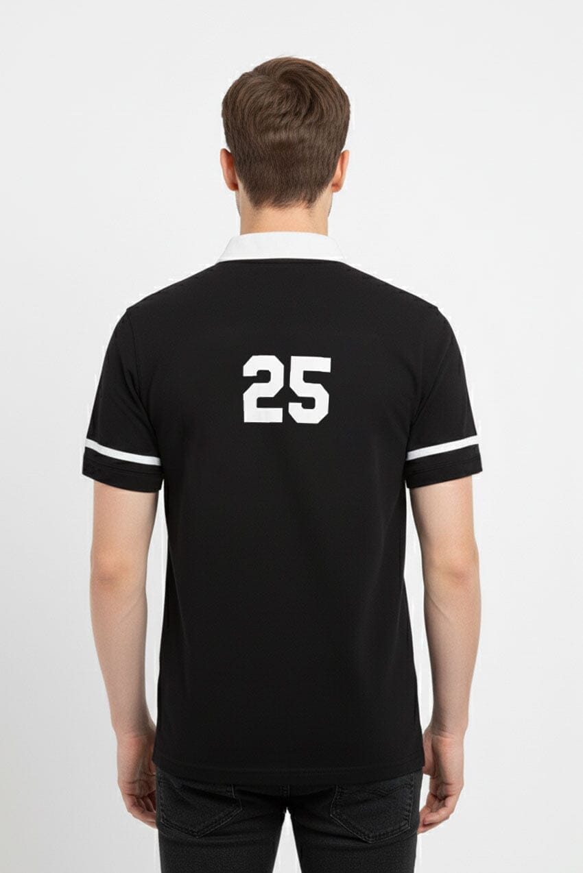 Men's Striped Sleeve Polo Shirt