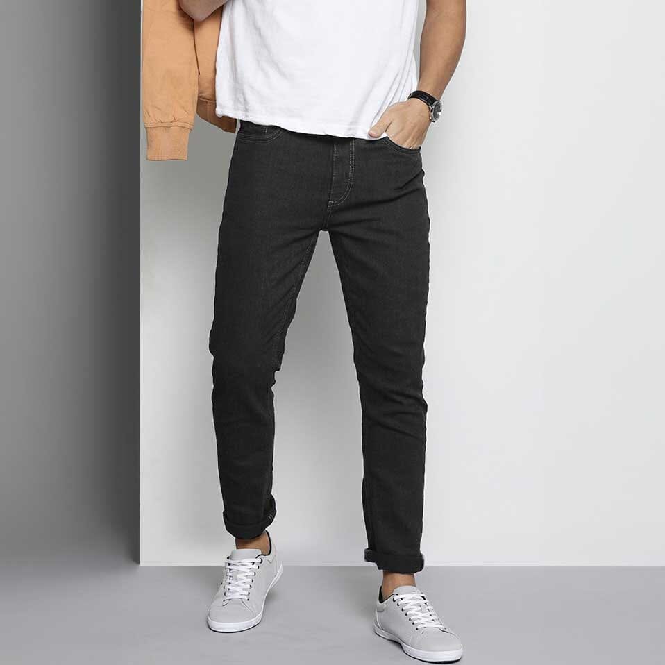 Identic Men's Straight Fit Denim elo