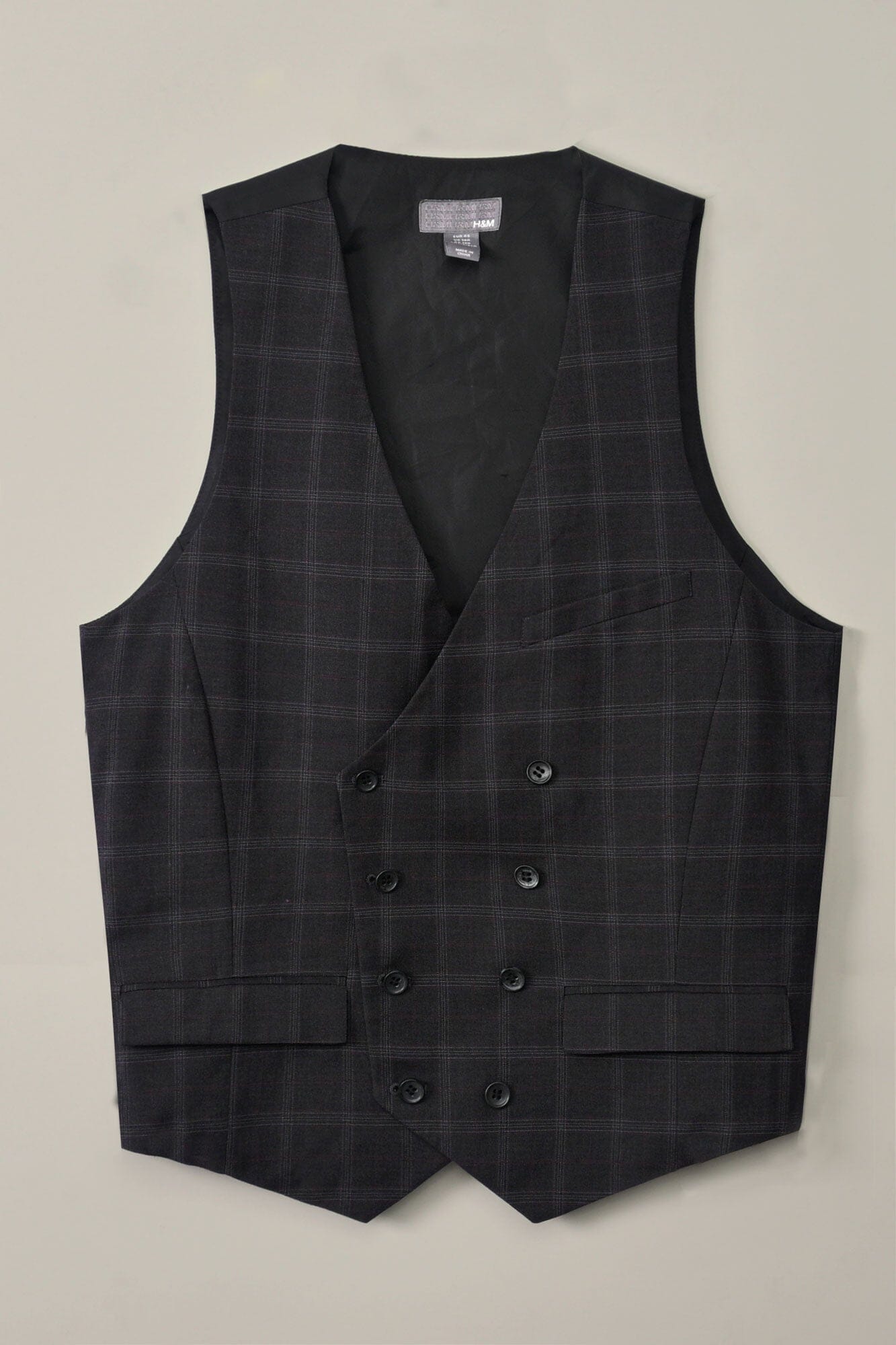 HM Women's Authentic Checked Waistcoat with Pockets 🧥🕴️🔥 Women's Waistcoat First Choice 