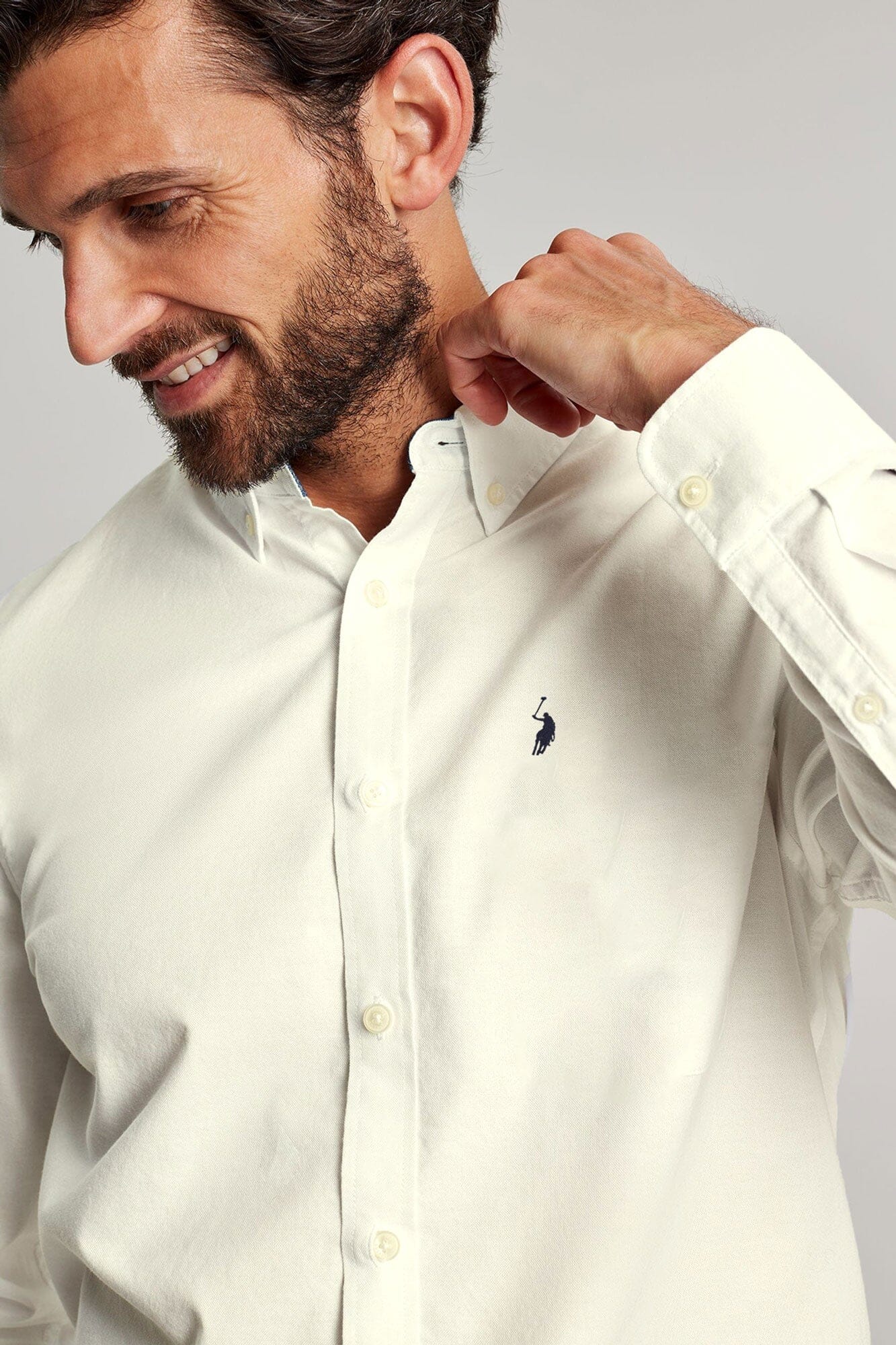 Polo Republica Men's Signature Pony Embroidered Solid Casual Shirt Men's Casual Shirt Polo Republica 