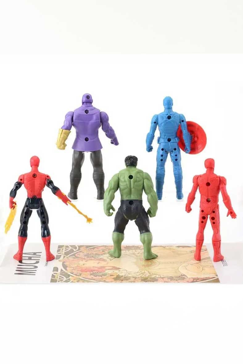 Kid's Avengers Action Figure Toys RAM 