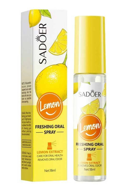 Sadoer Lemon Freshing Breath Oral Spray - 18ml