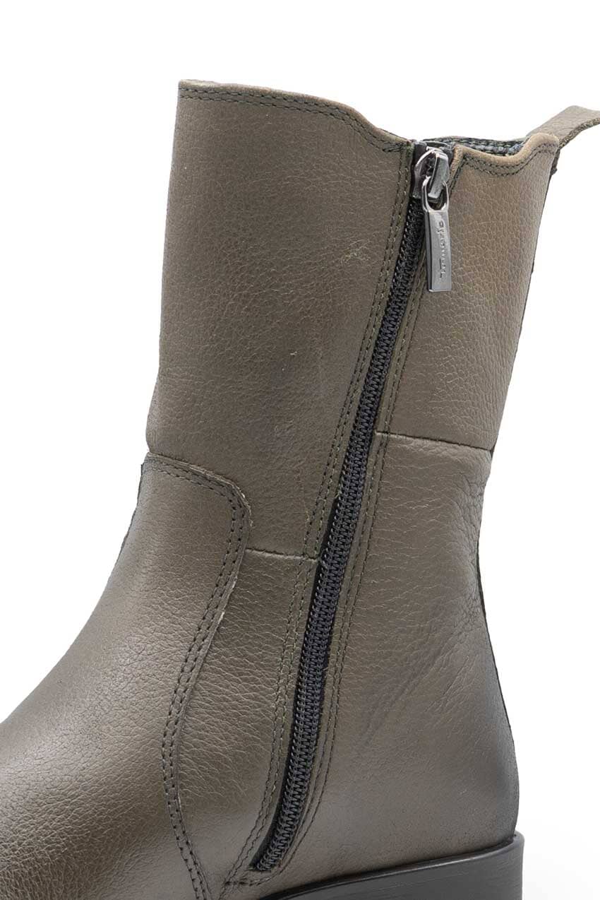 TMR Unisex Leather Ankle Boots