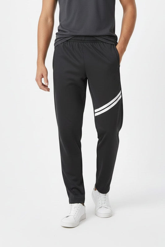 Men's Diagonal Striped Activewear Trouser