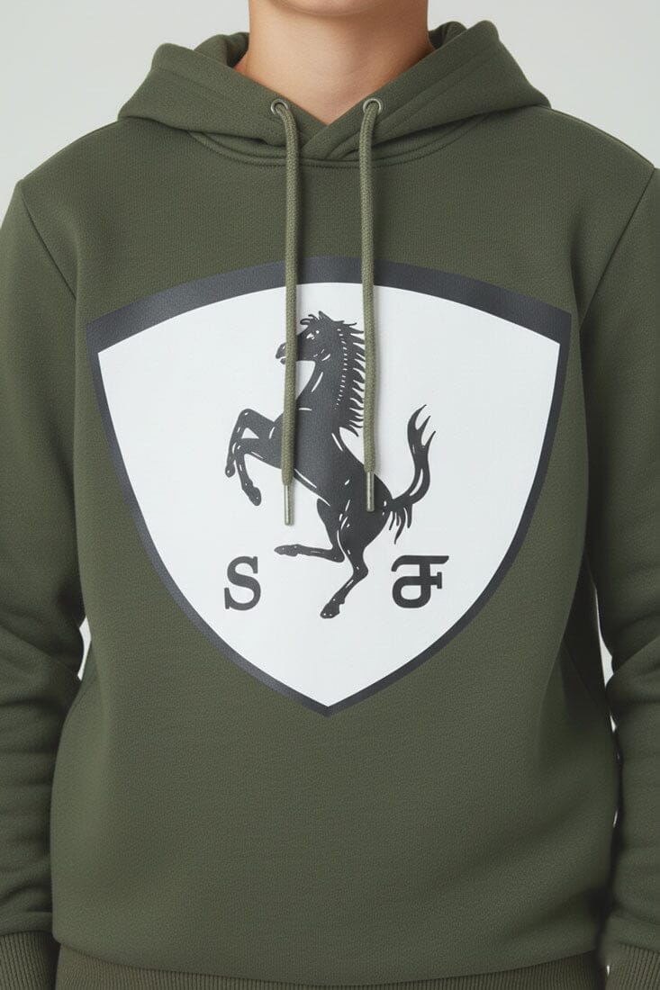 Boy's Logo Hooded Twin Set