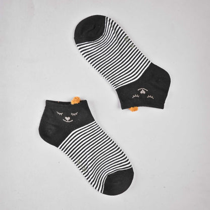 Well Women's Premium Anklet Socks Socks SRL Black D2 EUR 35-40