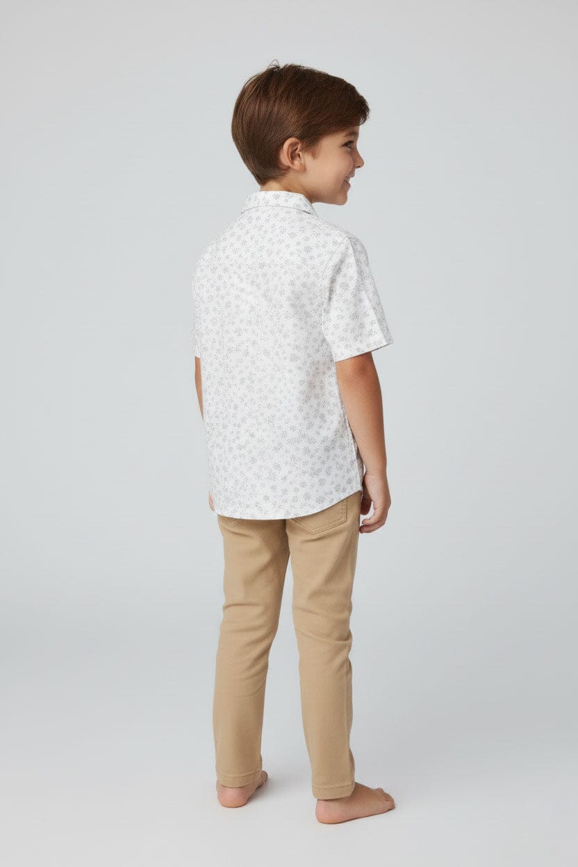 Styles Republic Boy's Floral Short Sleeve Casual Shirt