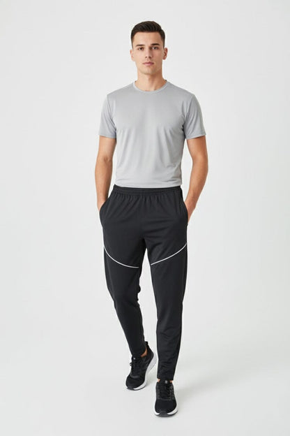 Men's Contrast Piping Activewear Trousers