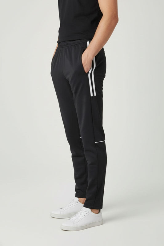 Men's Striped-Piping Activewear Trouser