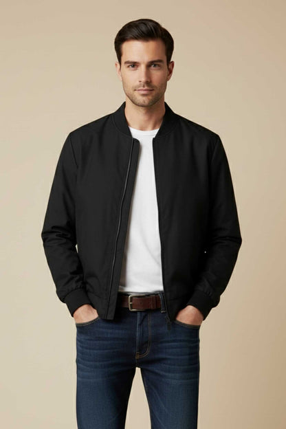 USQUARED Men's Societe Noire Bomber Jacket