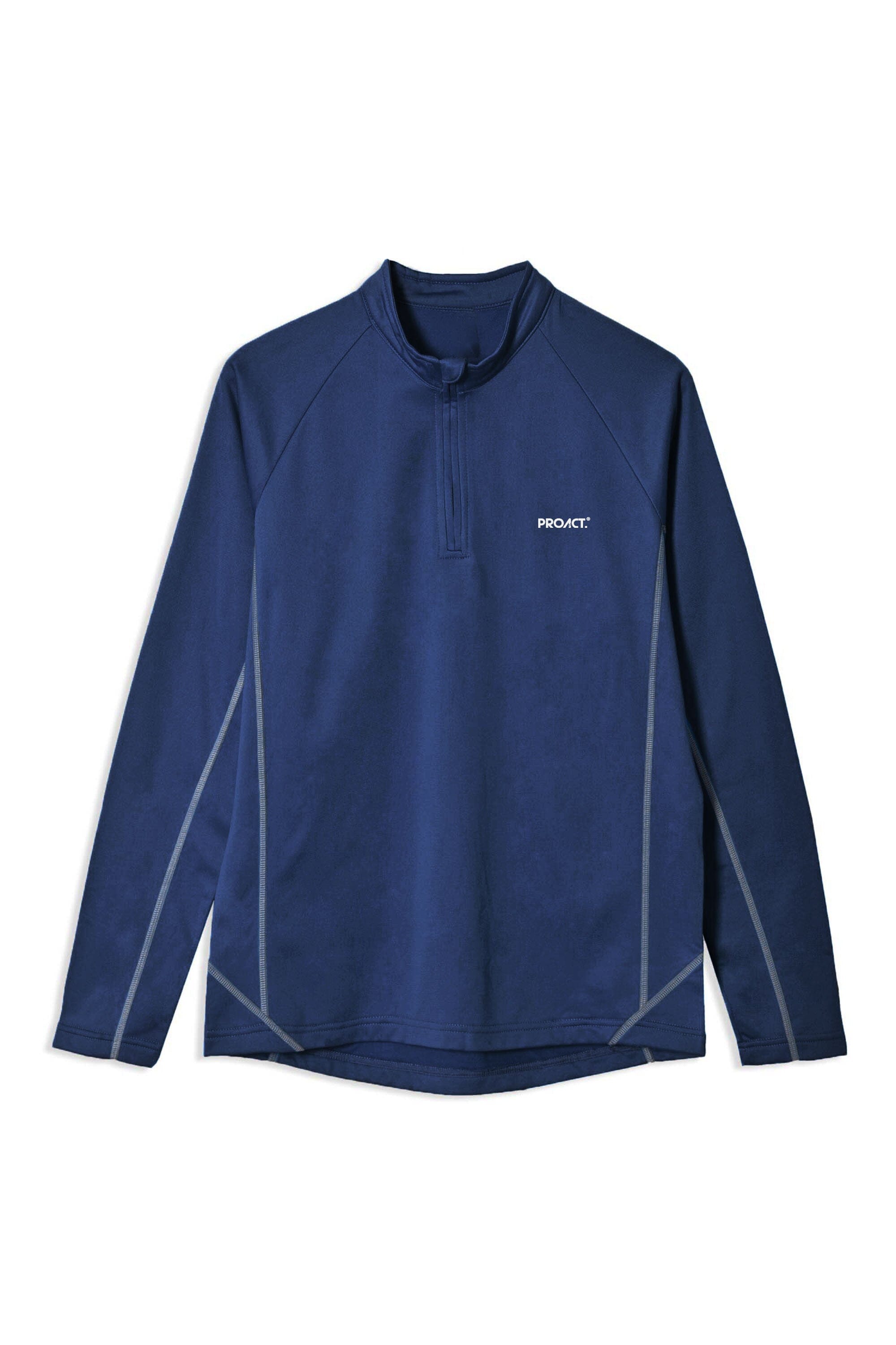 Proact Boy's Mock Neck Quarter Zipper Sweat Shirt Boy's Sweat Shirt HAS Apparel 