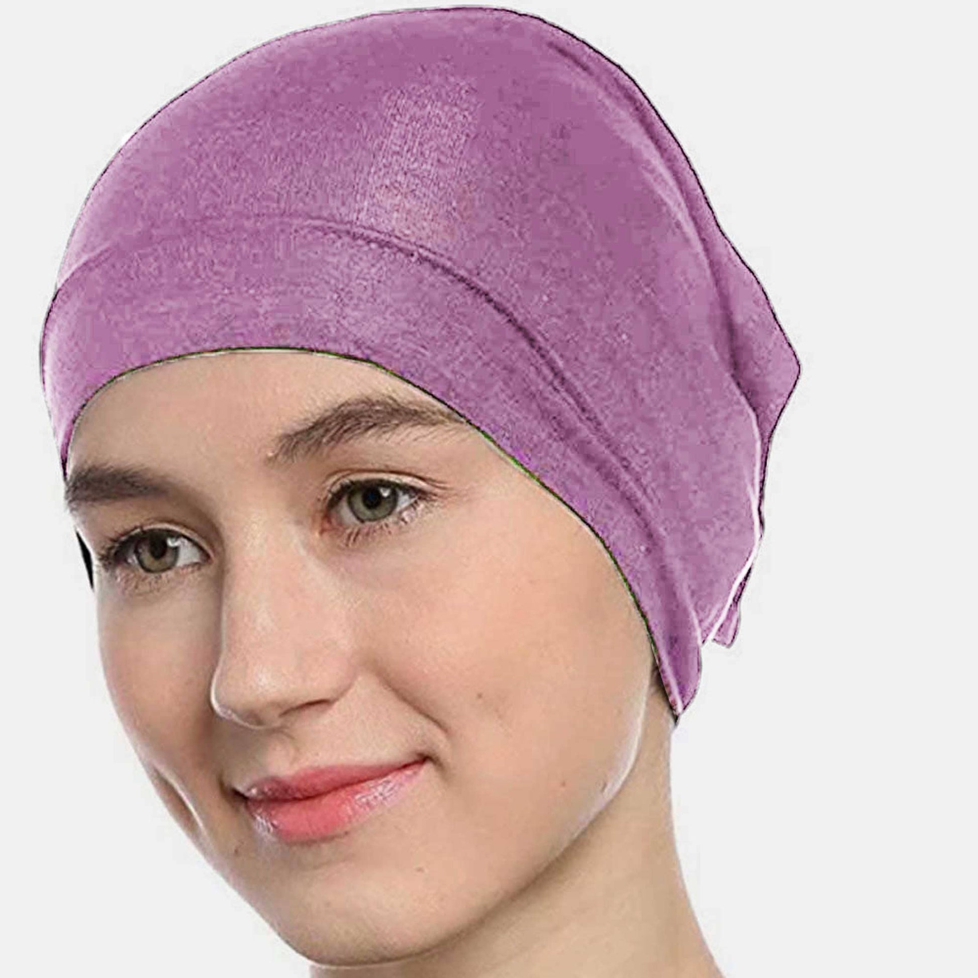 Women's Under Scarf Hijab Cap Women's Accessories De Artistic Pink 