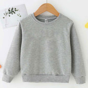 Rabbit Skins Kid's Solid Fleece Sweat Shirt Kid's Sweat Shirt SNR Heather Grey 2 Years 
