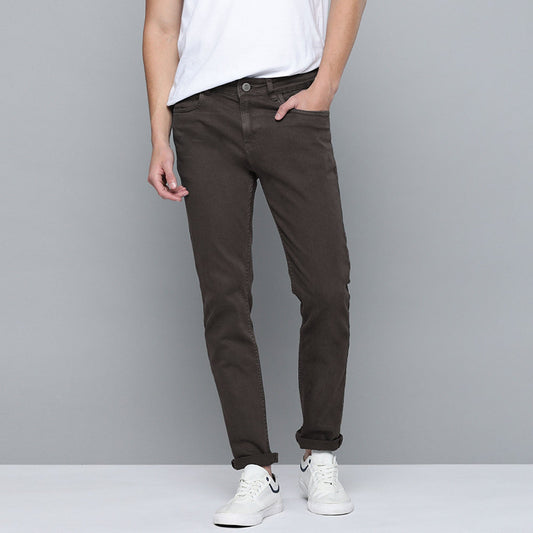 Cut Label Men's Slim Fit Chino Pants Men's Chino First Choice Chocolate 28 30