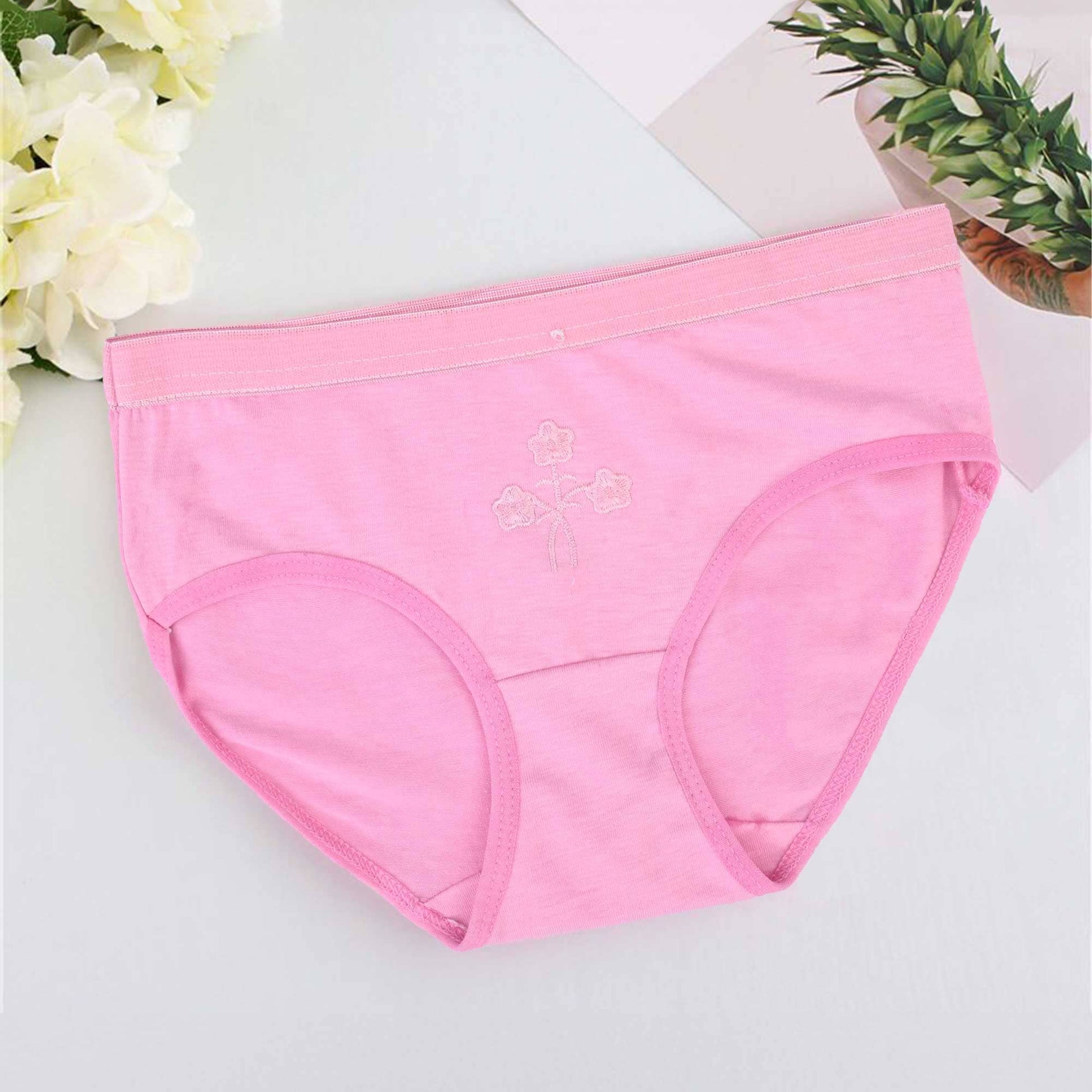 LZD Girl's/Women's Underwear Panties Women's Lingerie SRL Pink Waist-26-28 