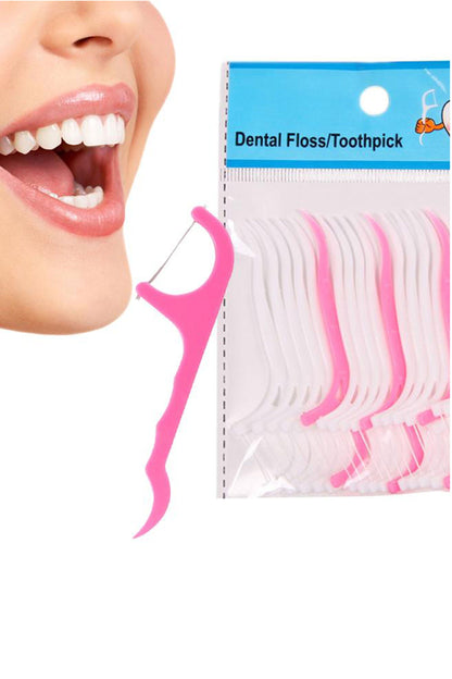 Premium Dental Floss/Toothpick - Pack Of 20
