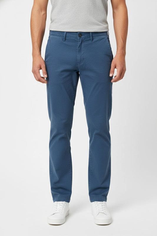 Stkr Men's Slim Fit Cotton Pants