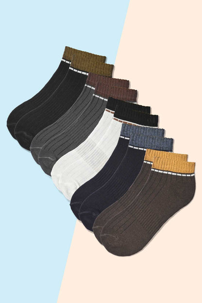 Eternity Men's Ankle Socks - Pack Of 5