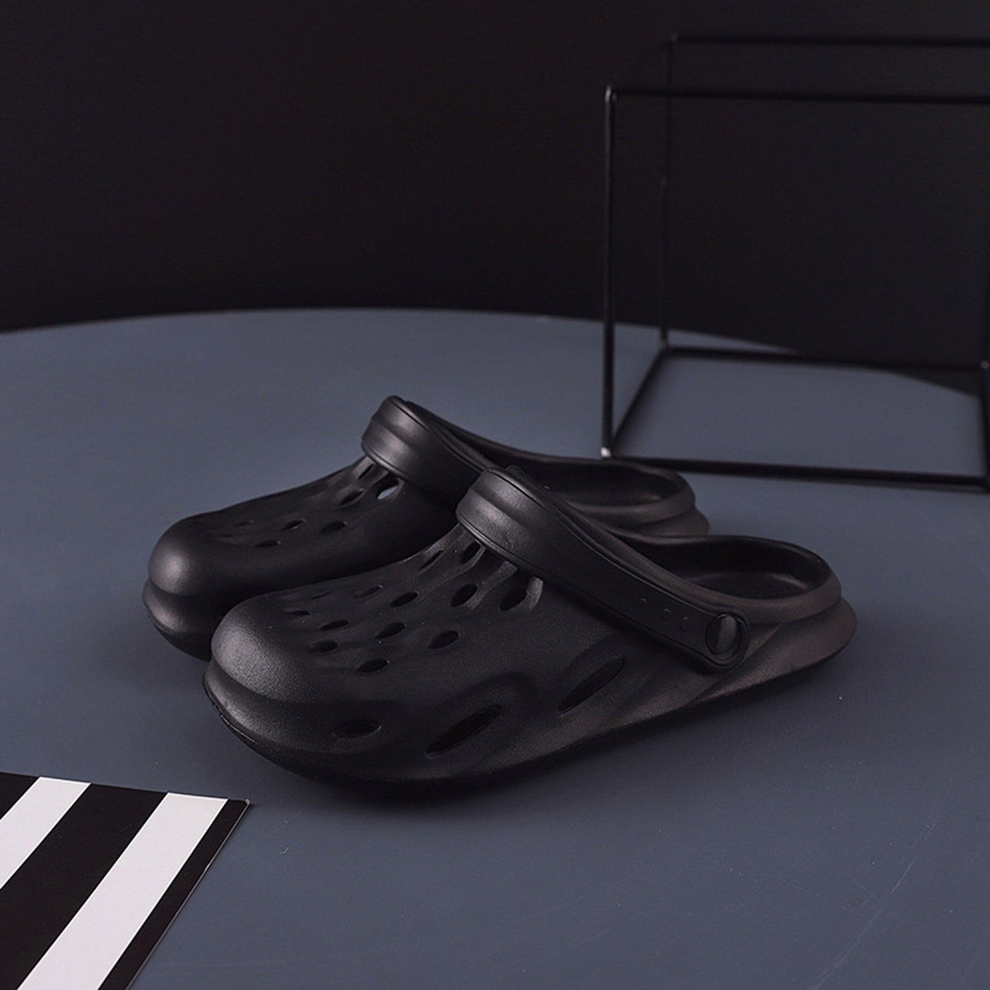 Men's Breathable Casual Classic Clogs Men's Shoes Sunshine China Black EUR 36 