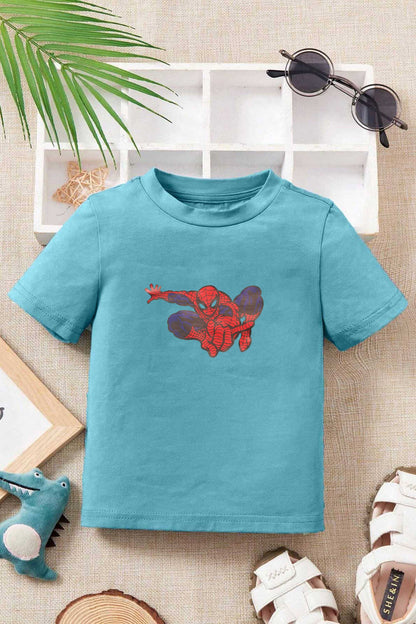 Polo Republica Boy's Spider Man Printed Tee Shirt