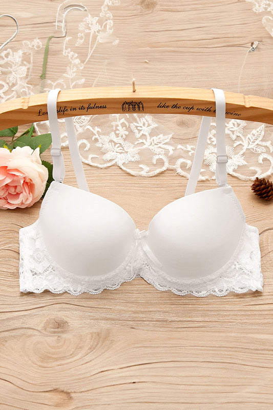 Women's Glossy Lace Design Push-Up Padded Bra Women's Lingerie Sunshine China 