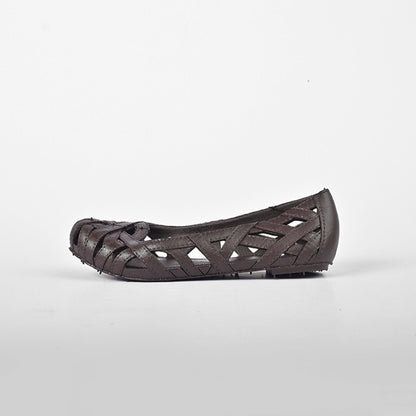Tata Girl's Striped Design Pump Shoes Girl's Shoes RAM Chocolate EUR 24 