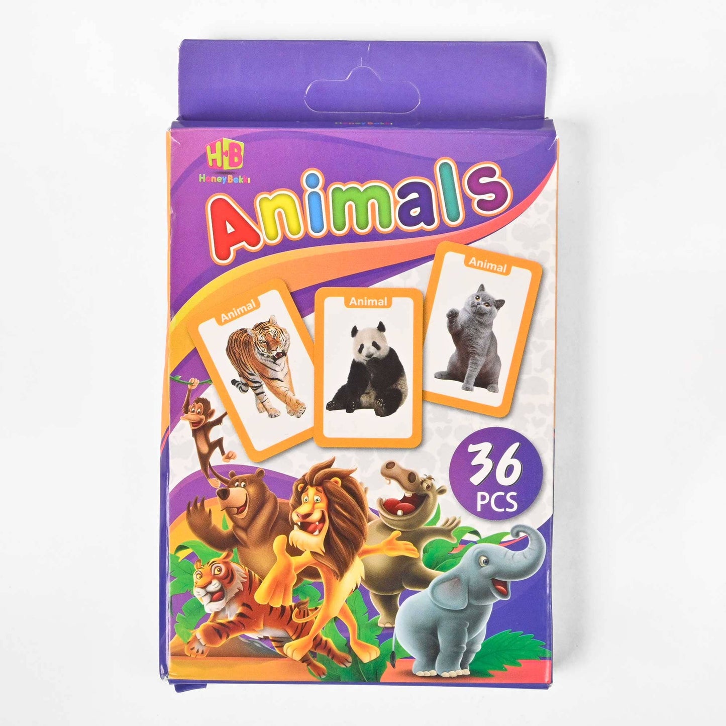 Early Learning Educational Teaching Flash Cards - 36 Pcs Stationary & General Accessories SRL Animals 