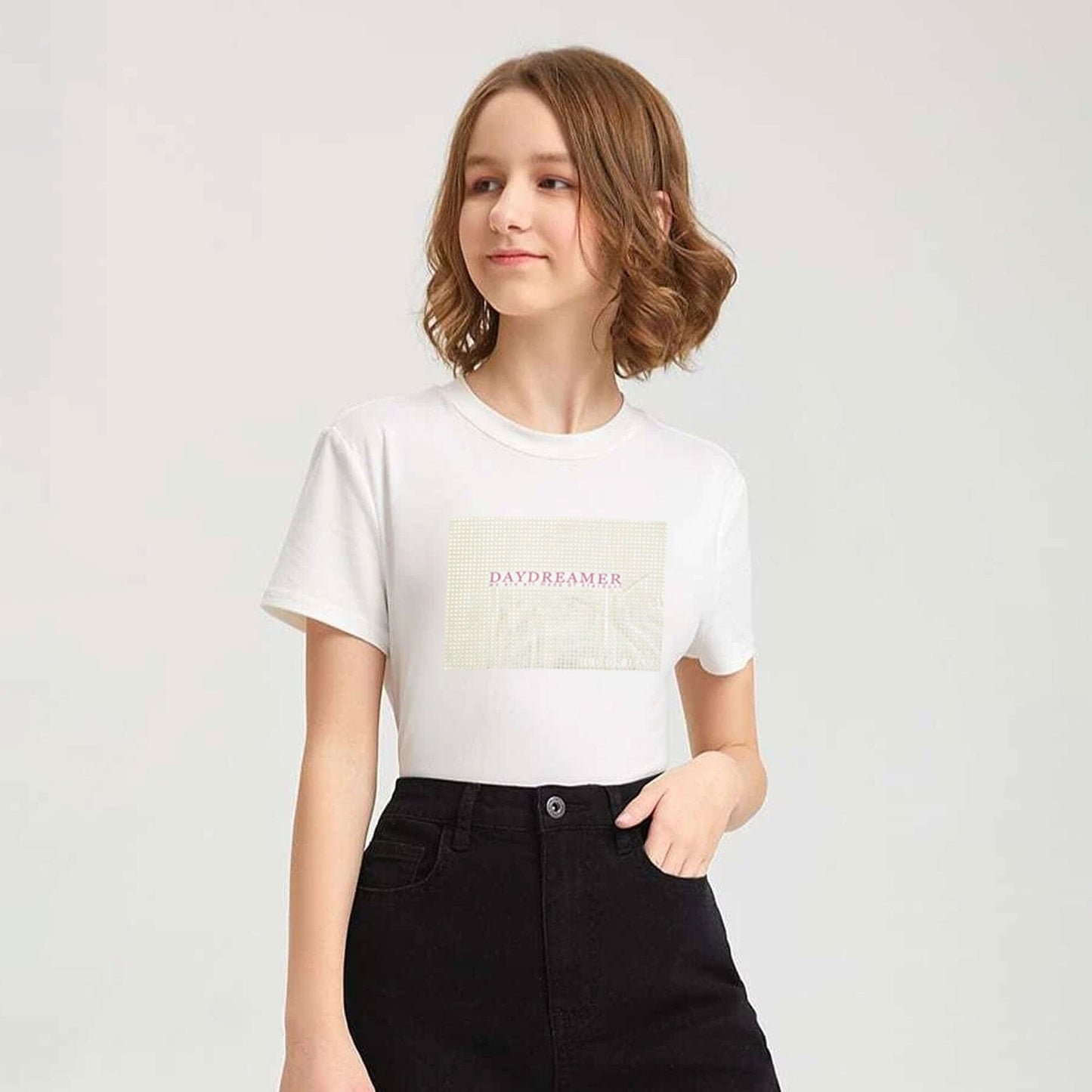 Hudson Girl's Day Dreamer Embellish Design Tee Shirt