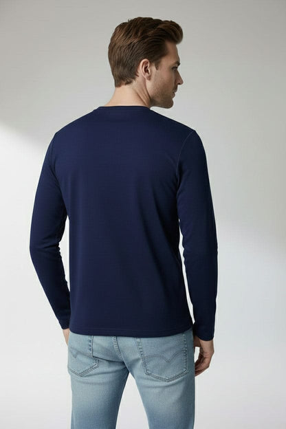 Men's Chest Striped Tee Shirt