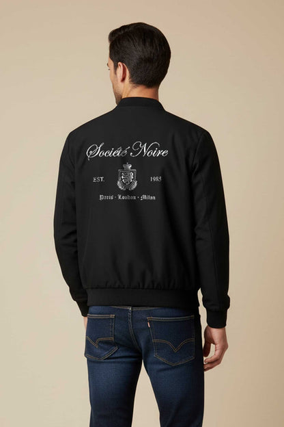 USQUARED Men's Societe Noire Bomber Jacket