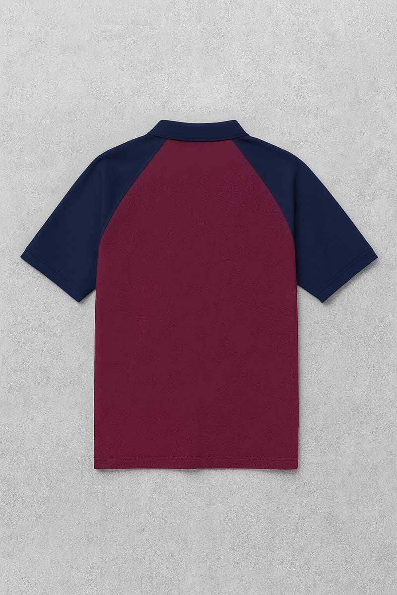 Burgundy & Navy