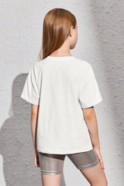 Kid's Lucky Brand Embossed Classic Tee Shirt Kid's Tee Shirt HAS Apparel 