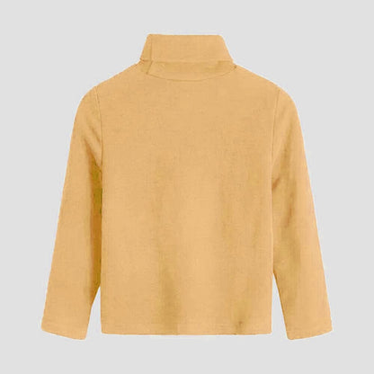 Polo Republica Kid's High Neck Minor Fault Sweat Shirt Boy's Sweat Shirt Polo Republica Mustard 2-3 Years 