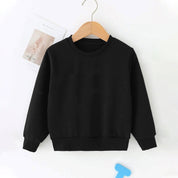 Rabbit Skins Kid's Solid Minor Fault Fleece Sweat Shirt Kid's Sweat Shirt SNR Black 2 Years 