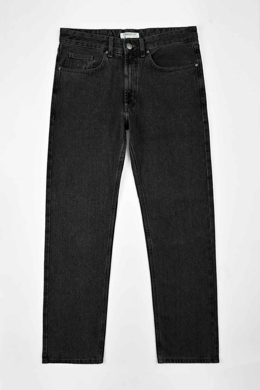 Lichfield Men's Straight Fit Classic Denim Pants Men's Denim HAS Apparel Black 28 28