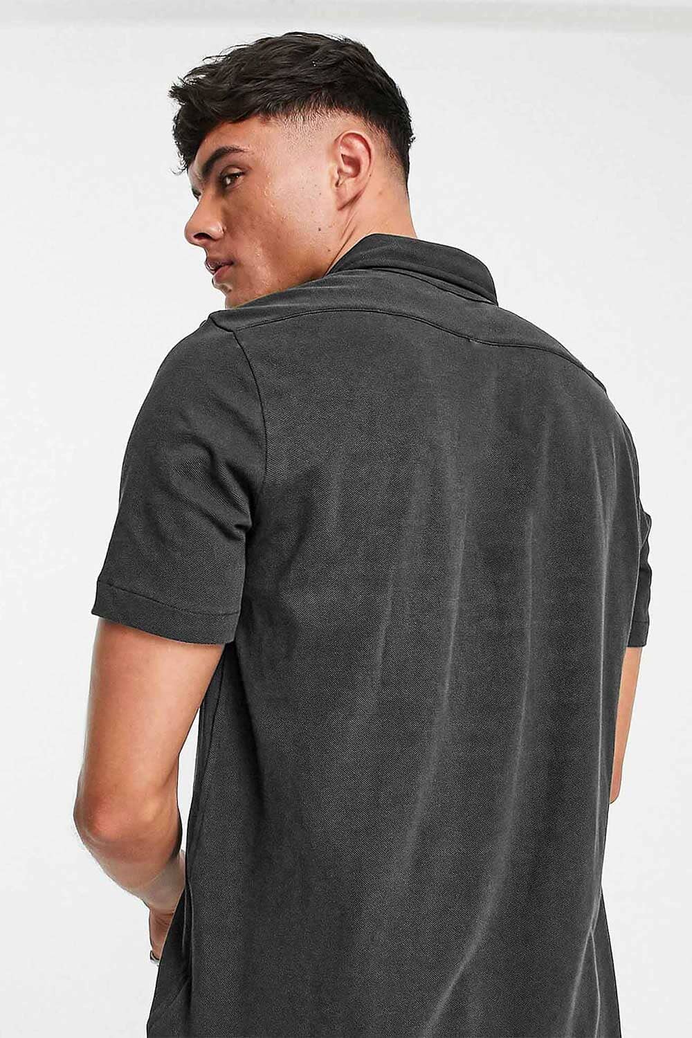 Polo Republica Men's Essentials Short Sleeve Pique Casual Shirt