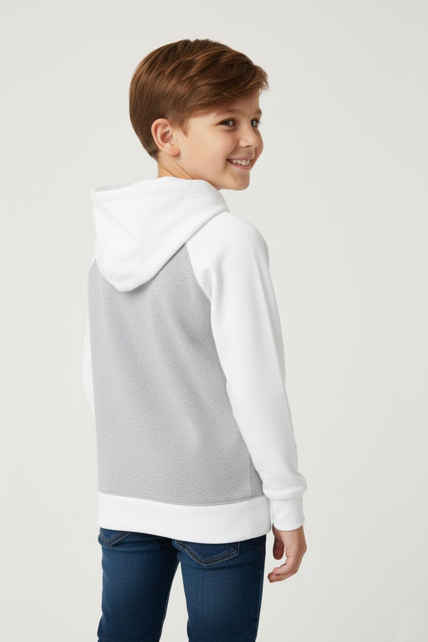 Heather Grey & White