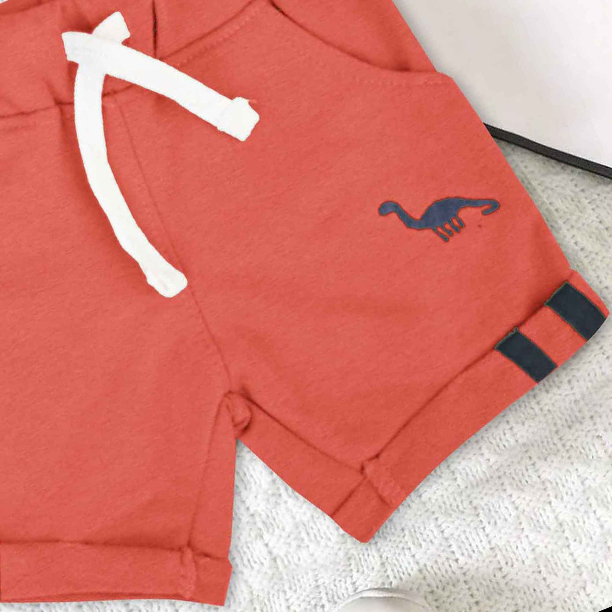 Lefties Kid's Dinosaur Embroidered Terry Shorts