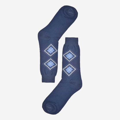 Men's Box Pattern Design Regular Dress Socks Socks RKI D3 EUR 36-44 