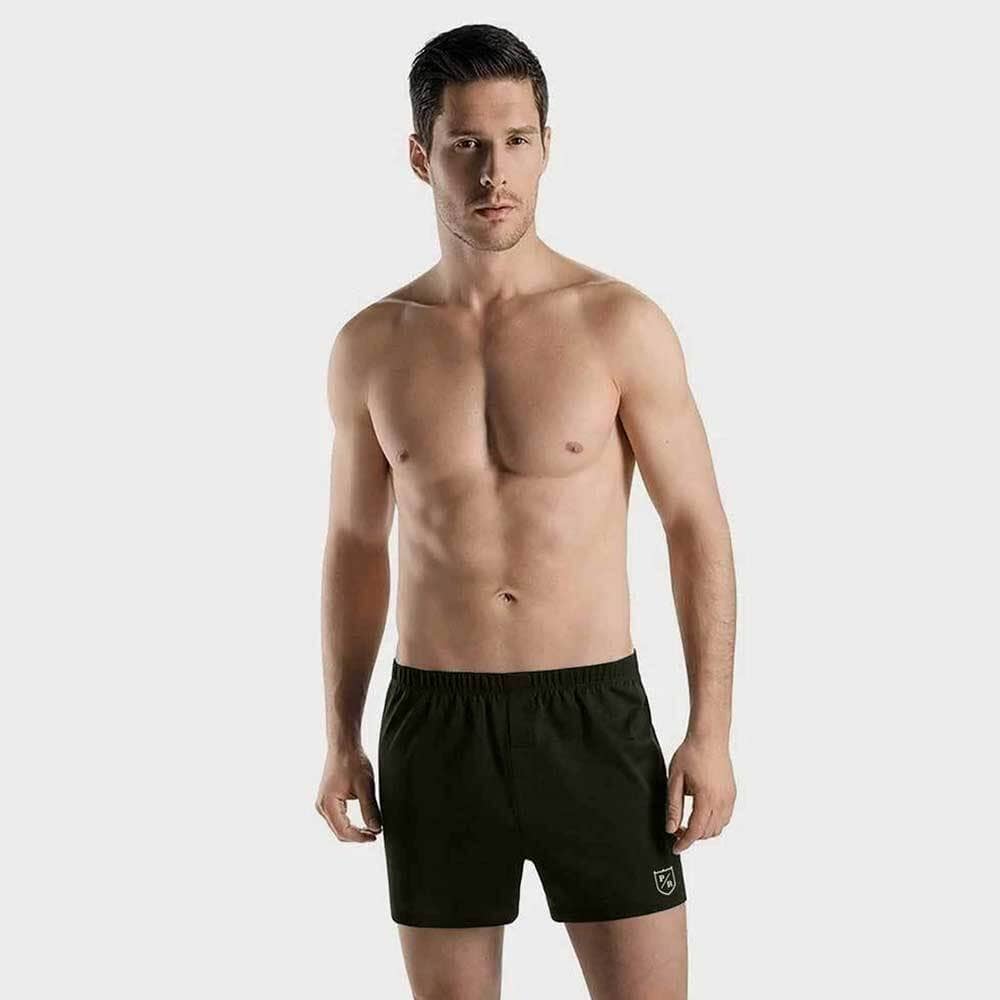 Polo Republica Men's Solid Boxer Shorts Men's Underwear Polo Republica Black S 